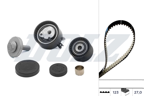 DOLZ Fogasszíjkészlet - SKD073 - TothCarparts
