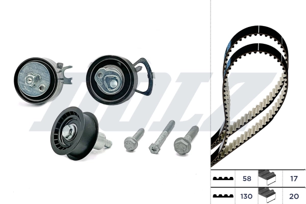 DOLZ Fogasszíjkészlet - SKD080 - TothCarparts