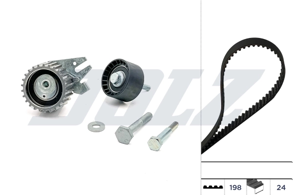 DOLZ Fogasszíjkészlet - SKD084 - TothCarparts