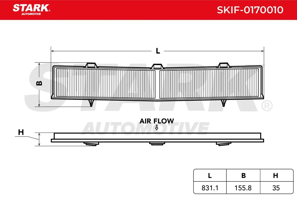 Stark szűrő, utastér levegő - SKIF-0170010 - TothCarparts