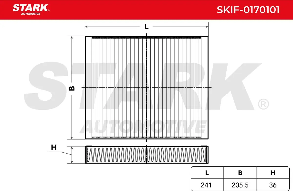 Stark szűrő, utastér levegő - SKIF-0170101 - TothCarparts