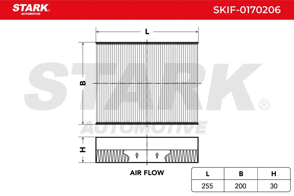 Stark szűrő, utastér levegő - SKIF-0170206 - TothCarparts
