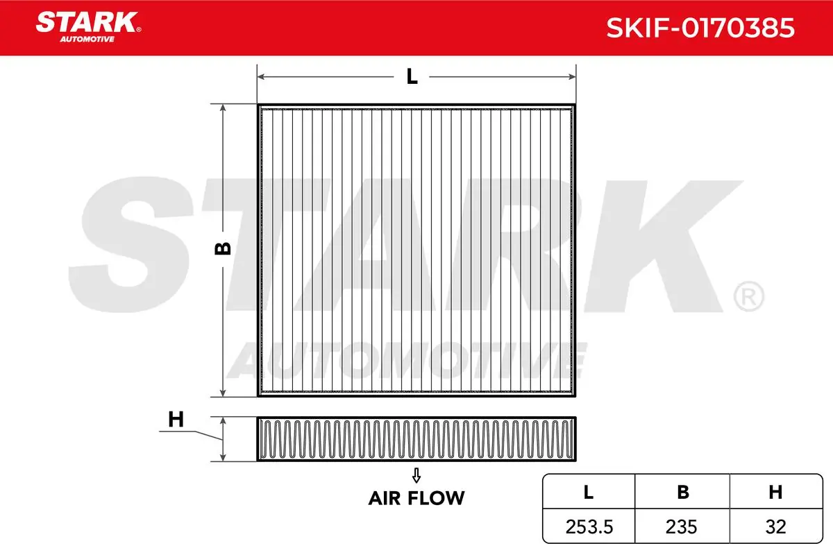 Stark szűrő, utastér levegő - SKIF-0170385 - TothCarparts