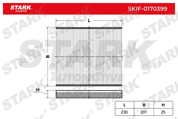 Stark szűrő, utastér levegő - SKIF-0170399 - TothCarparts