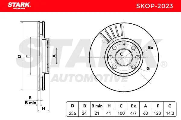 Stark féktárcsa - SKOP-2023 - TothCarparts