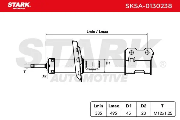 Stark lengéscsillapító - SKSA-0130238 - TothCarparts
