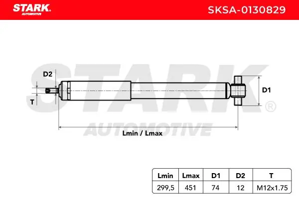 Stark lengéscsillapító - SKSA-0130829 - TothCarparts