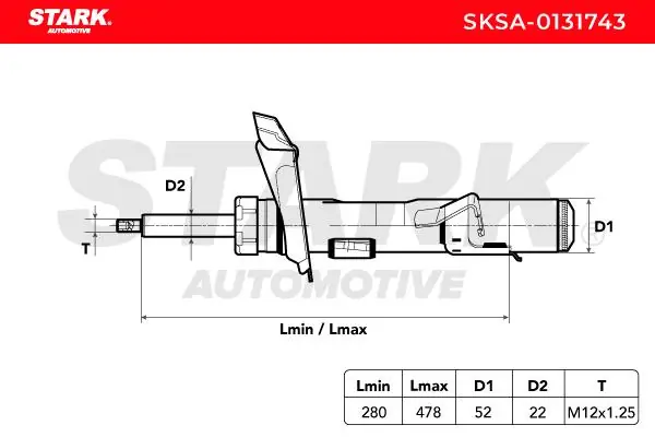 Stark lengéscsillapító - SKSA-0131743 - TothCarparts