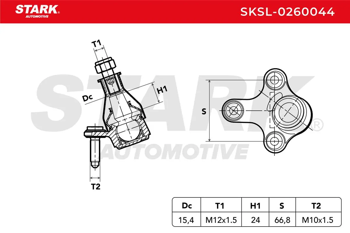 Stark Támasztó-/vezetőcsukló - SKSL-0260044 - TothCarparts