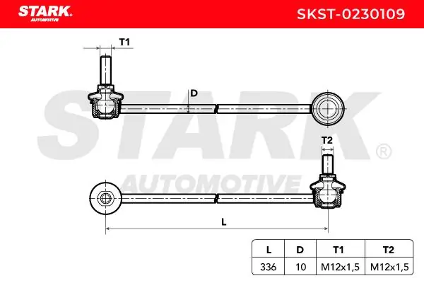 Stark Rúd/kar, stabilizátor - SKST-0230109 - TothCarparts