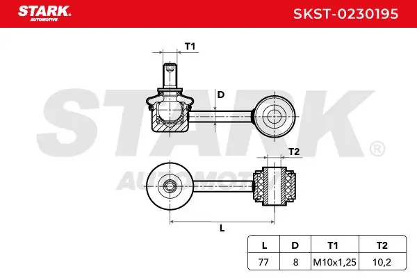 Stark Rúd/kar, stabilizátor - SKST-0230195 - TothCarparts