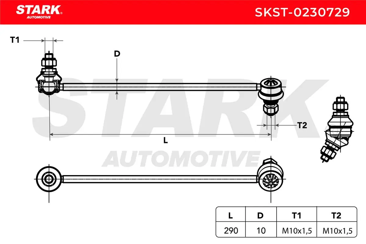 Stark Rúd/kar, stabilizátor - SKST-0230729 - TothCarparts