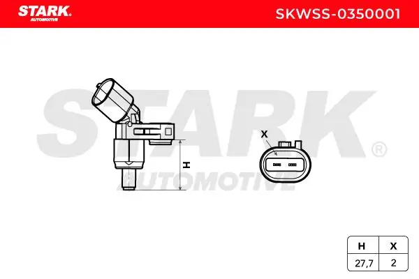 Stark érzékelő, kerékfordulatszám - SKWSS-0350001 - TothCarparts