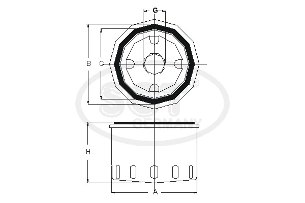 SCT - MANNOL olajszűrő - SM 105 - TothCarparts