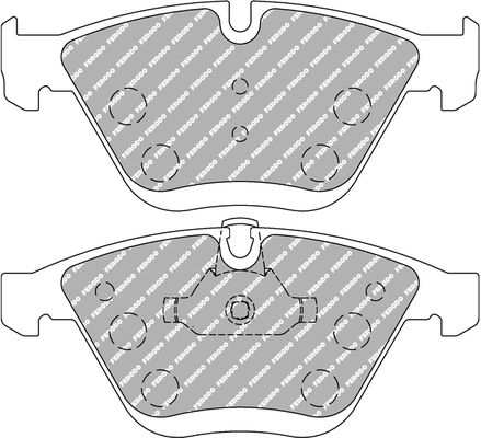 FERODO RACING fékbetétkészlet, tárcsafék - FCP4191W - TothCarparts