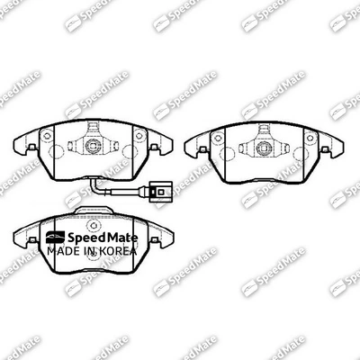 SpeedMate fékbetétkészlet, tárcsafék - SM-BPE169 - TothCarparts
