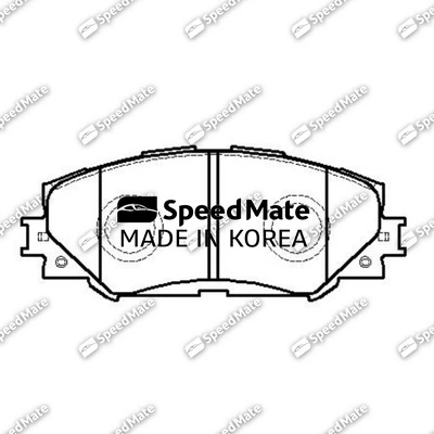 SpeedMate fékbetétkészlet, tárcsafék - SM-BPJ025 - TothCarparts
