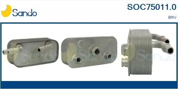 SANDO Olajhűtő, motorolaj - SOC75011.0 - TothCarparts