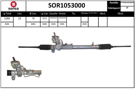 SERA kormánygép - SOR1053000 - TothCarparts