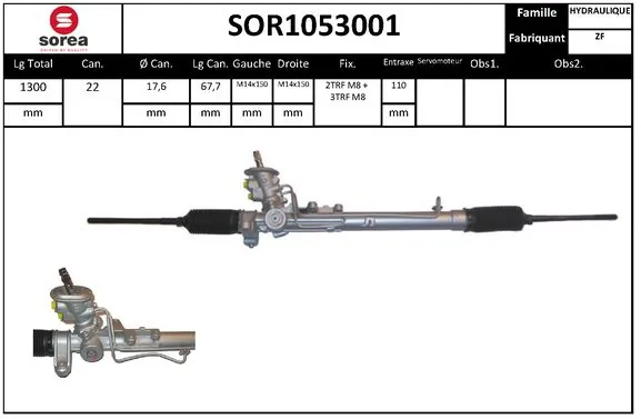 STARTCAR kormánygép - SOR1053001 - TothCarparts