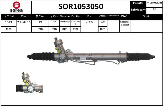 SNRA kormánygép - SOR1053050 - TothCarparts