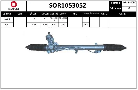 SNRA kormánygép - SOR1053052 - TothCarparts