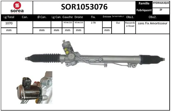SNRA kormánygép - SOR1053076 - TothCarparts
