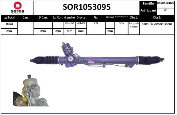 STARTCAR kormánygép - SOR1053095 - TothCarparts