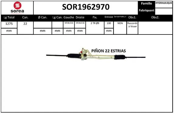 SERA kormánygép - SOR1962970 - TothCarparts