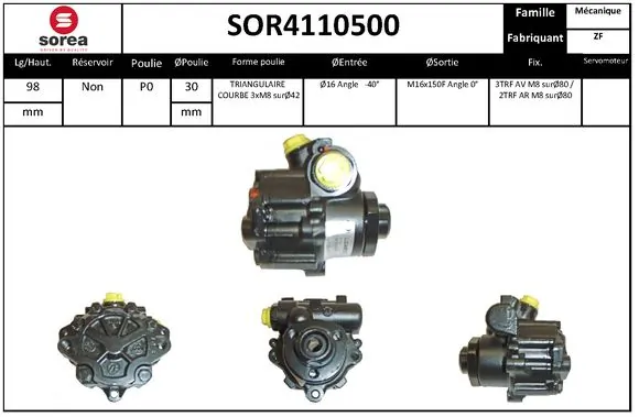 STARTCAR hidraulikus szivattyú, kormányzás - SOR4110500 - TothCarparts
