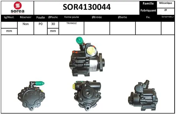 STARTCAR hidraulikus szivattyú, kormányzás - SOR4130044 - TothCarparts