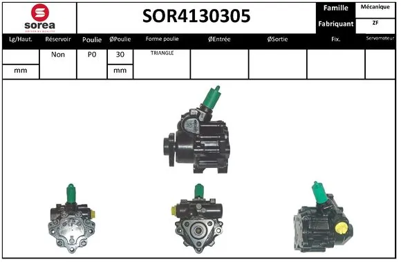 EAI hidraulikus szivattyú, kormányzás - SOR4130305 - TothCarparts