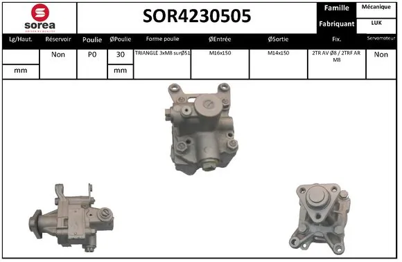 STARTCAR hidraulikus szivattyú, kormányzás - SOR4230505 - TothCarparts