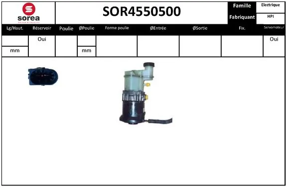 STARTCAR hidraulikus szivattyú, kormányzás - SOR4550500 - TothCarparts