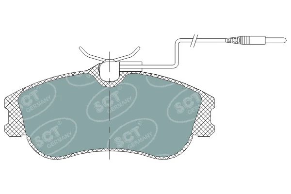 SCT - MANNOL fékbetétkészlet, tárcsafék - SP 313 PR - TothCarparts