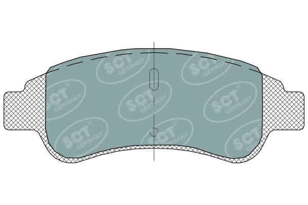 SCT - MANNOL fékbetétkészlet, tárcsafék - SP 314 PR - TothCarparts