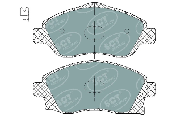 SCT - MANNOL fékbetétkészlet, tárcsafék - SP 320 PR - TothCarparts