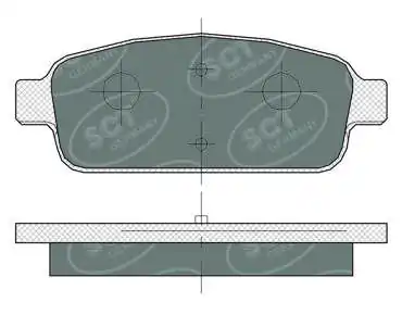 SCT - MANNOL fékbetétkészlet, tárcsafék - SP 360 PR - TothCarparts