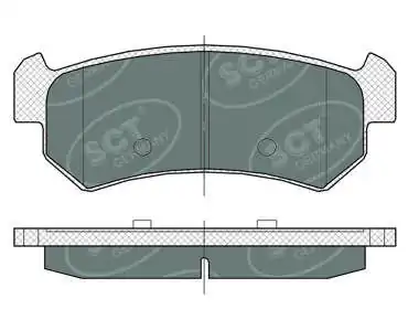 SCT - MANNOL fékbetétkészlet, tárcsafék - SP 376 PR - TothCarparts