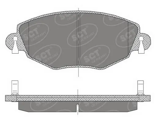 SCT - MANNOL fékbetétkészlet, tárcsafék - SP 450 PR - TothCarparts