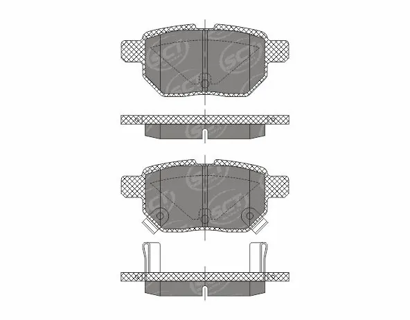 SCT - MANNOL fékbetétkészlet, tárcsafék - SP 659 PR - TothCarparts