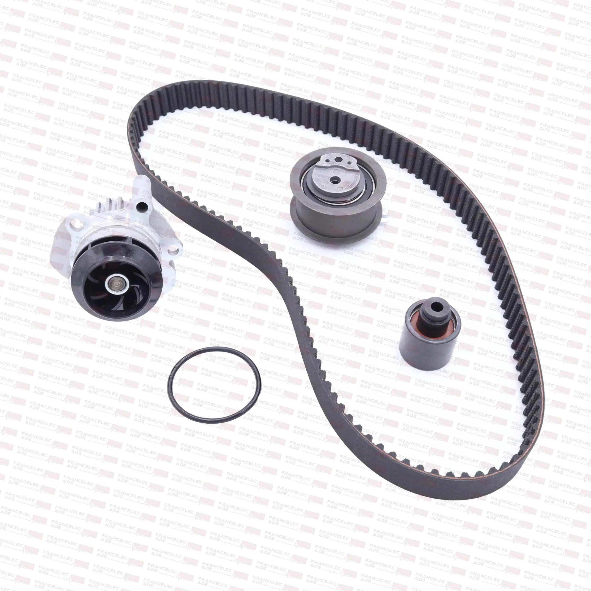 Francelec-ADE Vízpumpa + fogasszíj készlet - KD8201P4 - TothCarparts
