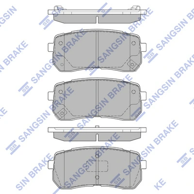 Hi-Q fékbetétkészlet, tárcsafék - SP1192 - TothCarparts