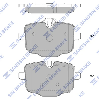 Hi-Q fékbetétkészlet, tárcsafék - SP1793 - TothCarparts