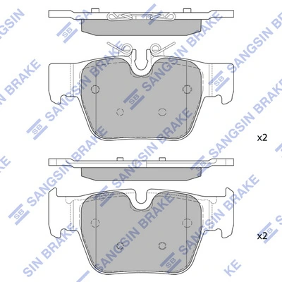 Hi-Q fékbetétkészlet, tárcsafék - SP4543 - TothCarparts