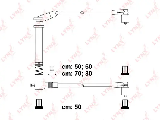 LYNXAUTO gyújtókábelkészlet - SPC5929 - TothCarparts