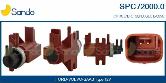 SANDO nyomásátalakító, kipufogógáz-vezérlés - SPC72000.0 - TothCarparts