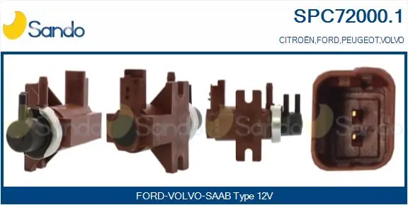SANDO nyomásátalakító, kipufogógáz-vezérlés - SPC72000.1 - TothCarparts