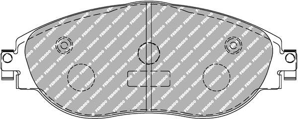 FERODO RACING fékbetétkészlet, tárcsafék - FCP4425Z - TothCarparts
