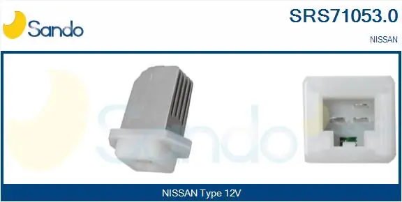 SANDO ellenállás, belső tér szellőzés - SRS71053.0 - TothCarparts
